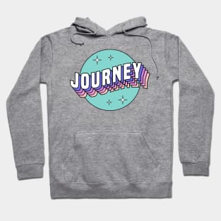 Journey - Colorful Layered Retro Letters Hoodie